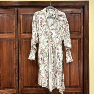 NWOT Johanna Ortiz Linen Dress XS